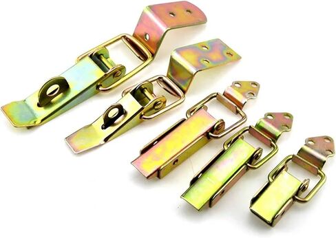 مشبك نوعين من المواد المحملة بحرف سفر قفل القفل Hasp Lock Lock Lock 1PCS (5pcs-507-304 SUS) in Saudi Arabia