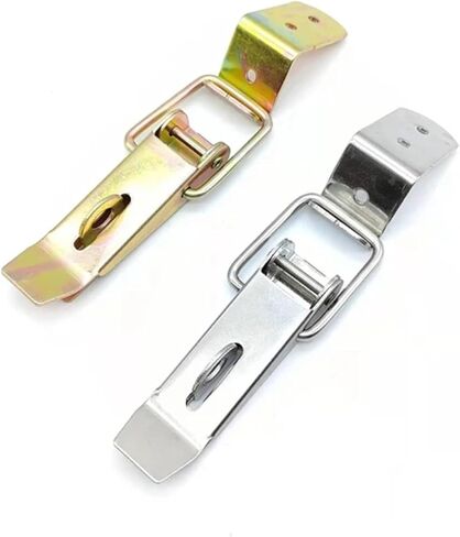 مشبك نوعين من المواد المحملة بحرف سفر قفل القفل Hasp Lock Lock Lock 1PCS (5pcs-507-304 SUS) in Saudi Arabia