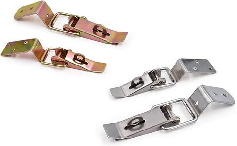 مشبك نوعين من المواد المحملة بحرف سفر قفل القفل Hasp Lock Lock Lock 1PCS (5pcs-507-304 SUS) in Saudi Arabia