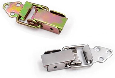 مشبك نوعين من المواد المحملة بحرف سفر قفل القفل Hasp Lock Lock Lock 1PCS (5pcs-507-304 SUS) in Saudi Arabia