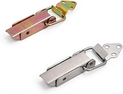 DK506 Hasp Latch Toggle Latch Catch Clasp Case Chest Lock Box Latchs Hook Lock 5Pcs(5pcs-506-Iron) in Saudi Arabia