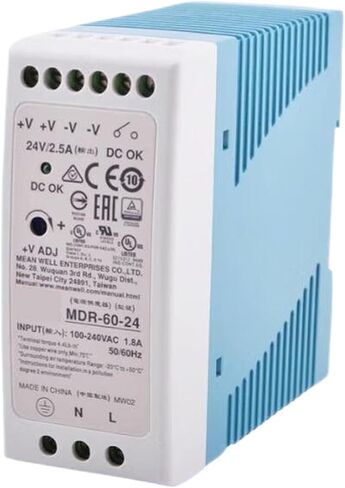 MDR-60-24 24V 2.5A 60W Industrial DIN Rail Power Supply - Reliable Performance for Demanding Applications in Saudi Arabia