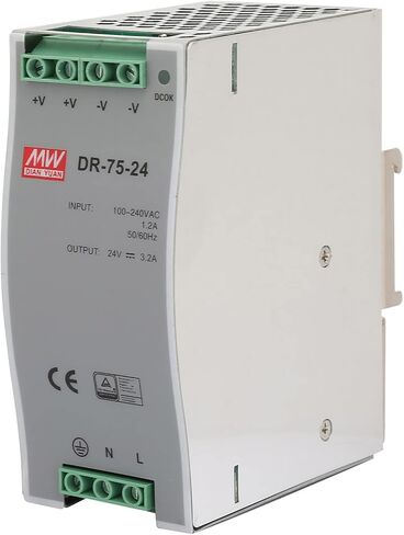 DR-75-24 Din Rail Power Supply AC/DC Single Output Industrial Switching Power Supply for Lighting Equipment 75W 24V in Saudi Arabia