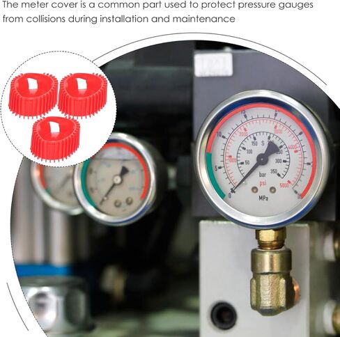 6 Pcs Pressure Gauge Cover Silicone Protector Gauge Boots Acetylene Gauge Replacement Cover Gauge Protector Boot Regulator Gauge Protector Pressure Gauge Protector Silicone Cover in Saudi Arabia
