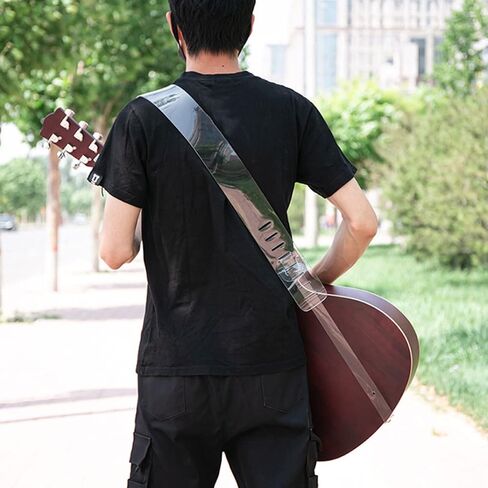 1pc Transparent Guitar Strap Guitar Strap Tie Decor Strap Shoulder Belt Belt Electric Machine Pc Film White in Saudi Arabia