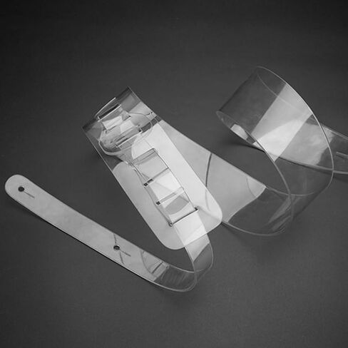 1pc Transparent Guitar Strap Guitar Strap Tie Decor Strap Shoulder Belt Belt Electric Machine Pc Film White in Saudi Arabia