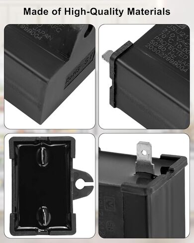 Run Capacitor Fit for GE Revrigerator ، 210VAC 50/00Hz 70 ℃ 10000AFC CAPACITOR REPLICE WR55X24064 JSU21X126AQC in Saudi Arabia