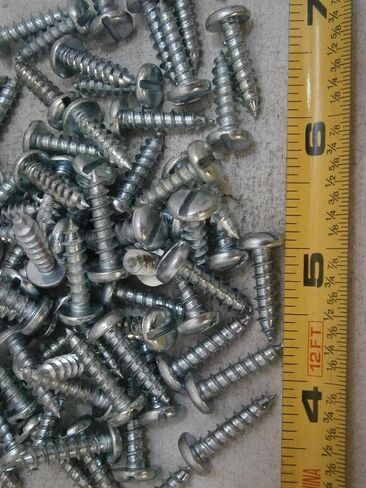 حزمة جديدة من البراغي المعدنية الورقية #10 × 3/4 "عموم زنوق زنك الصلب الكثير من 100 #4873 متعددة الأغراض مجموعة التماثيل الأدوات الشاملة مجموعة wnyneh06724 in Saudi Arabia