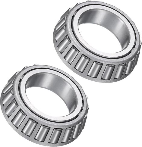 uxcell 09067 Tapered Roller Bearing Cone and Cup, 0.75" Bore x 1.93" OD x 0.74" Thick, Chrome Steel Taper Bearing Set, ABEC-5 in Saudi Arabia