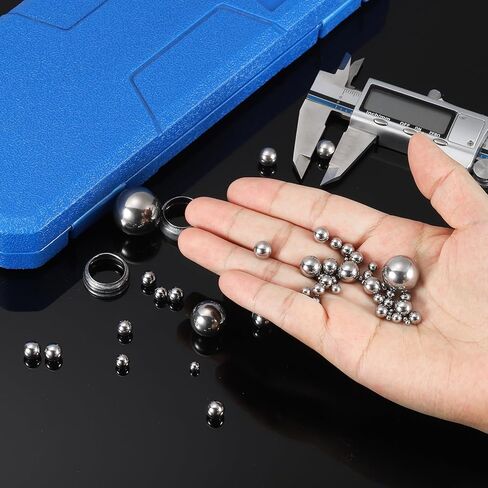 uxcell 10mm Bearing Balls, 10 Pcs 440C Stainless Steel G10 Precision Balls Metric Mixing Balls for Bearings Bicycles Casters in Saudi Arabia