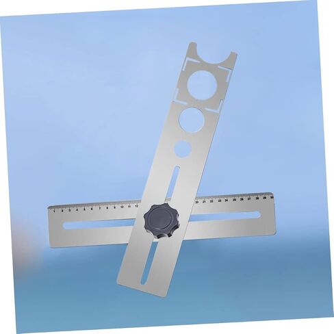 NUOBESTY Multi-Functional Tile Hole Locator for Ceramic Glass and Marble Adjustable Precise Angle Measurement for DIY Projects and Home Improvement in Saudi Arabia