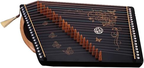 Portable Guzhengs, 60x34 CM, 21 Strings, 12 Patterns, Guzheng Exerciser with Accessories and Backpack Suitable for Beginner/Professional Guzheng(H) in Saudi Arabia