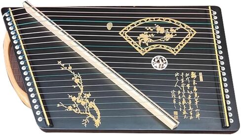 Mini Guzheng ، 55 × 34 سم ، 21 سلاسل ، 5 أنماط ، تمرين Guzheng مع إكسسوارات مناسبة للمبتدئين/المهنية/الأطفال/Guzheng البالغ (أ) in Kuwait