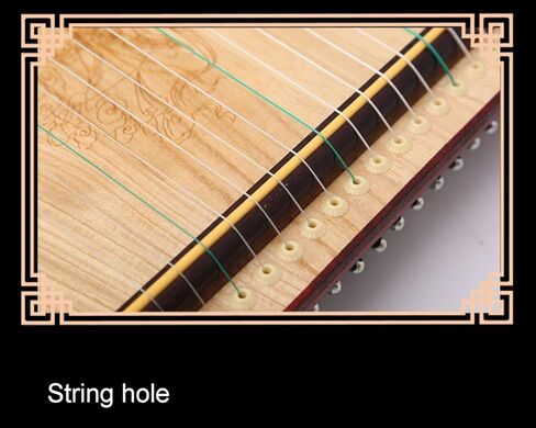 Guzheng ، الحجم: 52 × 33 × 6 سم ، 21 سلاسل ، مدرب أصابع Guzheng مع الملحقات ، محمولة ، مناسبة للمبتدئين ، البالغين ، الأطفال Guzheng (C) in Kuwait