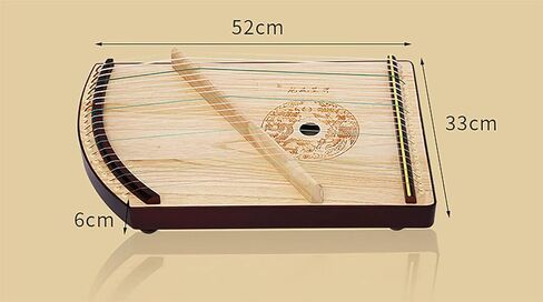Guzheng ، الحجم: 52 × 33 × 6 سم ، 21 سلاسل ، مدرب أصابع Guzheng مع الملحقات ، محمولة ، مناسبة للمبتدئين ، البالغين ، الأطفال Guzheng (C) in Kuwait