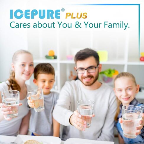 ICEPURE DA29-00003G NSF401&473&53&42&372 Certified Replacement for Samsung DA29-00003A, Aqua-Pure Plus DA29-00003B, HAFCU1, RS22HDHPNSR RSG257AARS RF267AERS, HDX-FMS-1 Refrigerator Water Filter, 2PACK in Saudi Arabia