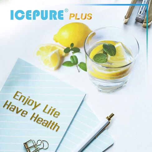 ICEPURE DA29-00003G NSF401&473&53&42&372 Certified Replacement for Samsung DA29-00003A, Aqua-Pure Plus DA29-00003B, HAFCU1, RS22HDHPNSR RSG257AARS RF267AERS, HDX-FMS-1 Refrigerator Water Filter, 2PACK in Saudi Arabia