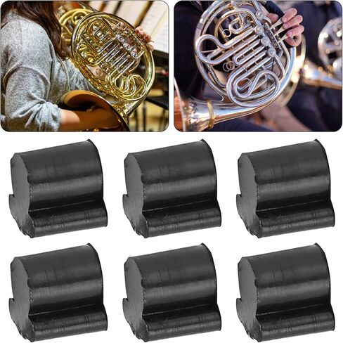Alomejor 7pcs Horn, Piston Valve Rubber Pad Noise Horn Piston Rubber Pad for Euphonic Tuba with Pile Small in Saudi Arabia