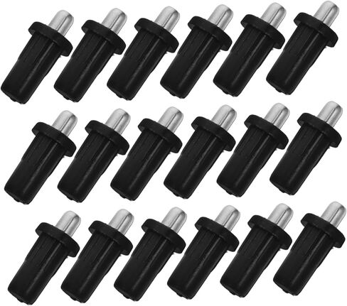 Heallily 50pcs أسود زنبرك الدبوس الدبوس توقف الباب توقف المطبخ خزانة باب الربيع أثاث الدبوس in Saudi Arabia