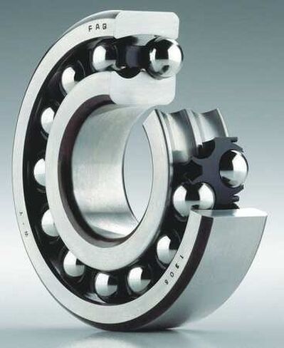 FAG 2208-2RS-TV ROW Double ROW محاذاة محاذاة الكرة ، معرف 40 مم ، 80 ملم OD 23 مم عرض in Kuwait