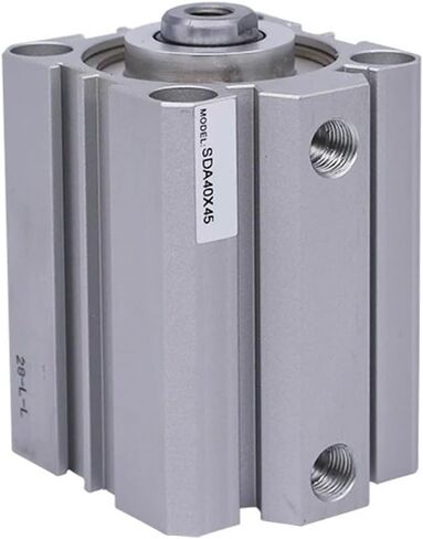 SDA 40mm Stroke 125-200mm عمل مزدوج القضيب المفرد الهوائي الأسطوانة الرقيقة SDA40*125 SDA40-150 SDA40-175 SDA40-200 (السكتة الدماغية 125 ملم ، 40 أنثى مغناطيسية) in Kuwait