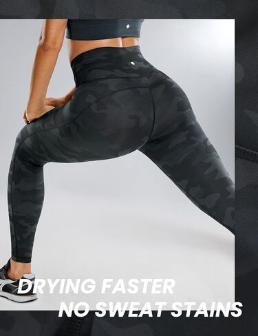 CRZ Yoga Ulti -Dry Ormagings for Women 25 '' - سروال اليوغا المرتفعات 7/8 الجريمة الرياضية الرياضية الرياضية الرياضية in Saudi Arabia
