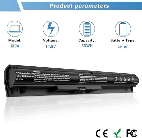 42Wh YRDD6 Battery for Dell Inspiron 15 3000 Series 3582 3583 3584 3593 3501 inspiron 15 5000 Series 5582 5584 5593 5594 5598 5585 14 3493 5481 5482 5485 5491 5493 7586 Vostro 5481 1VX1H P75F P93G in Kuwait