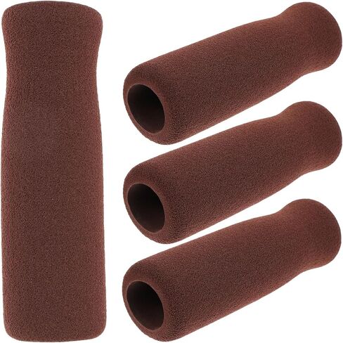 Mobestech 4pcs قصب المقبض الاستبدال قبضة المشي قصب اليد قبضة قصب قصب مقبض وسادة الإزاحة قصب القبعة الإسفنج القبعة لقصب in Saudi Arabia