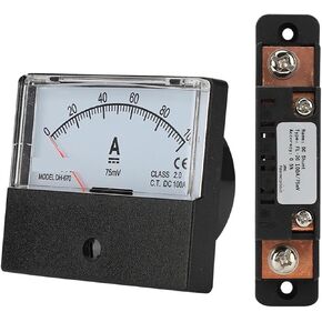 DH-670 DC AMMETER مع تحويلة الاختبار الكهربائي مقياس مؤشر التناظرية DC20A 30A 1PCS (400A (75MV)) in Saudi Arabia