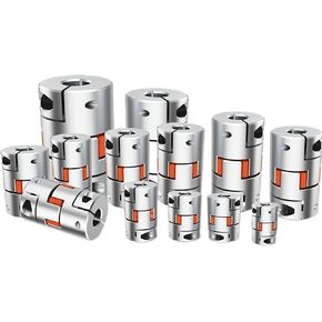 LF-B-D30L40 CF-03/BW D30L40 Serie Flexible Plum Clamp Coupler D30 L40 Shaft Size CNC Jaw Shaft Coupling 8/10/12/14/16mm 1Pcs(D30 Plum Star Gasket) in Kuwait