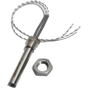 BIRAN DN20mm Thread Cartridge Heater 300-2000W Electric Heating Element 16mm x 100/150/200/300/350mm for Hot Molding Machinery with nut(380V,DN20 16x200mm 1000W) in Saudi Arabia