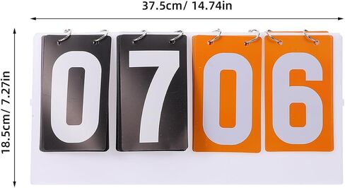 Portable Scoreboard for Soccer Basketball and Table Tennis Multi-Sport Scorekeeper Numbers Tabletop Scoreboard for Games in Saudi Arabia