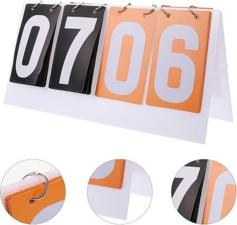 Portable Scoreboard for Soccer Basketball and Table Tennis Multi-Sport Scorekeeper Numbers Tabletop Scoreboard for Games in Saudi Arabia