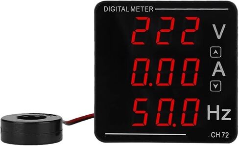 AC Digital Voltmeter Meter عرض الجهد الحالي HZ CP-72 CH-72 AC0-999A 50-500V 10-99.9Hz 1PCS (AC1-999A) in Saudi Arabia