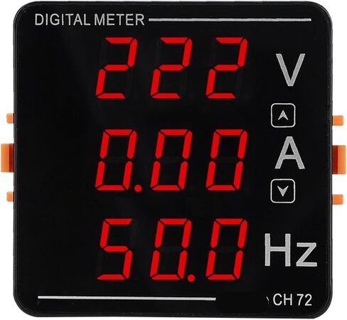 AC Digital Voltmeter Meter عرض الجهد الحالي HZ CP-72 CH-72 AC0-999A 50-500V 10-99.9Hz 1PCS (AC1-999A) in Kuwait
