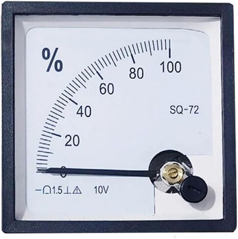 Pointer Type Instrument DC Opening Meter SQ-72-10V 4-20mA Percentage Ammeter Voltmeter 1Pcs(0 to100 20mA) in Saudi Arabia
