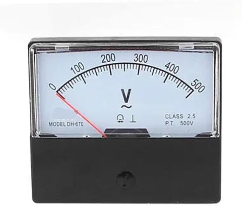 DH-670 AC 0-500V التناظرية فولت الجهد الإبرة متر الفولتميتر 1PCS in Saudi Arabia