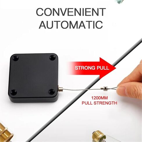 Automatic Door Closer Punch-Free Adjustable Door Closers for Sliding Door Glass Door 500g-1000g Tension Closing Device 1Pcs(Black 1000g) in Saudi Arabia