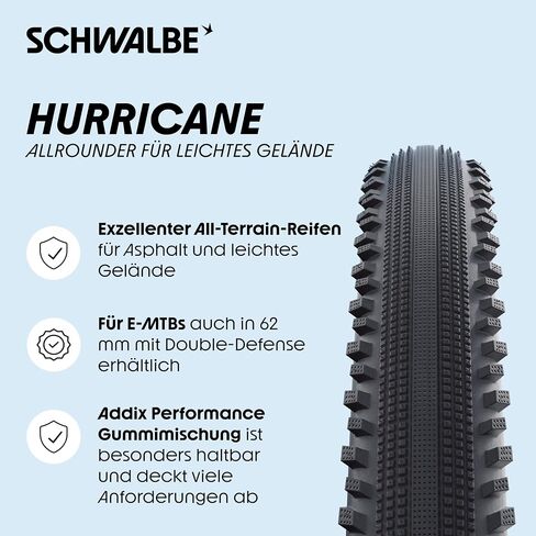 Schwalbe Hurricane Performance Drahtreifen // 50-584 (27،5x2،0 ') in Saudi Arabia
