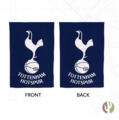 Desert Cactus Tottenham Hotspur Th Garden Flag - 19 × 12 بوصة كرة القدم لكرة القدم توتنهام هوتسبور لافتة ، للعرض في الهواء الطلق والأحداث (علم الحديقة أ) in Saudi Arabia