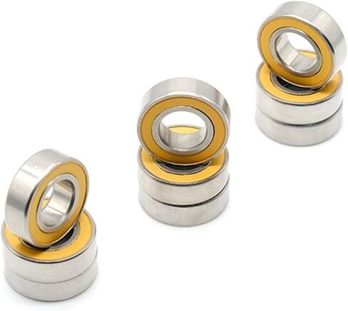 S688-2RS محمل 8x16x5mm مصغرة 688RS محامل كرامي هجينة 618/8RS محمل الفولاذ المقاوم للصدأ 10pcs in Saudi Arabia