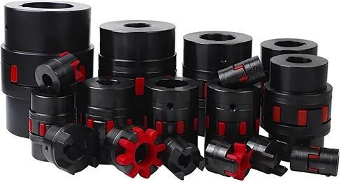 GR14 XL0 D30L50 8/10/12/14/16mm CNC Motor Ballscrew Jaw Spider Plum Steel Shaft Coupler Flexible Couplin 1Pcs(8x10) in Saudi Arabia