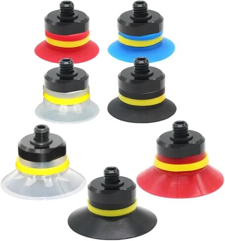 Mechanical Arm Vacuum Suction Cup VF20-M5M VF25-M5M Industrial Suction Cup 1Pcs(VF20S-M5M White) in Saudi Arabia