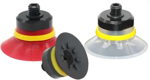 Mechanical Arm Vacuum Suction Cup VF20-M5M VF25-M5M Industrial Suction Cup 1Pcs(VF20S-M5M White) in Saudi Arabia