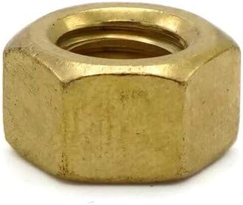 Hex Finish Nuts Brass - 5/16"-24 (1/2" Flats x 7/64" Thick) Qty-25 in Saudi Arabia