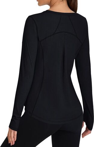 BMJL Womens Long Sleeve Tops Upf 50+ حماية من أشعة الشمس قميص المشي لمسافات طويلة الرياضة الرياضية الرياضية in Saudi Arabia