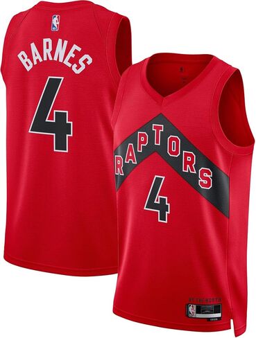 Scottie Barnes Toronto Raptors NBA Red #4 Kids Youth 8-20 Icon Edition Swingman Player Jersey in Saudi Arabia