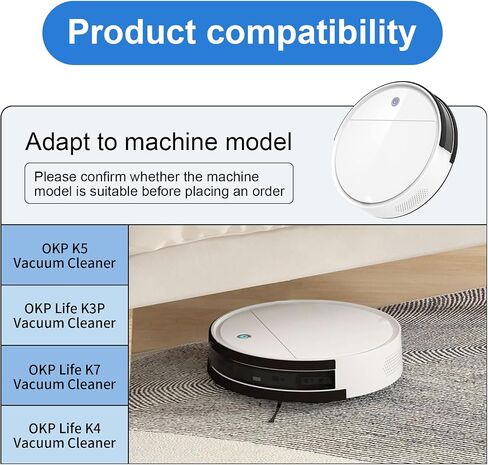 استبدال بطارية MULS لـ OKP K5 Life K3P K7 K4 OKP K5 PRO PROCUM CLEANER TESVOR SUN-LINTE-172 BATTERING ULTRA عالية السعة 14.4V 2600MAH in Saudi Arabia