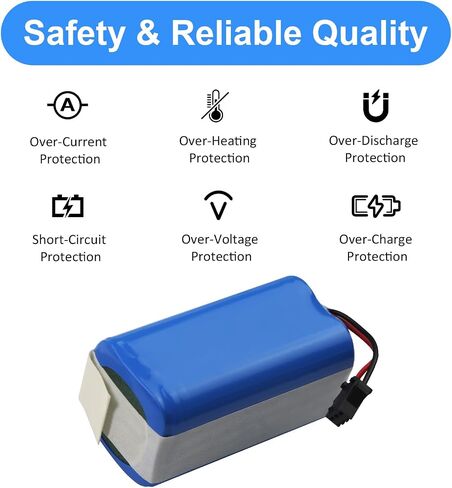 استبدال بطارية MULS لـ OKP K5 Life K3P K7 K4 OKP K5 PRO PROCUM CLEANER TESVOR SUN-LINTE-172 BATTERING ULTRA عالية السعة 14.4V 2600MAH in Saudi Arabia