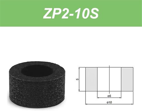 ZP2 Sponge Vacuum Pad, ZP2-T04S-A3 Zp2-T06S-A5 ZP2-T08S-A5 ZP2-T10S-B5 1Pcs(5PCS ZP2-10S) in Saudi Arabia